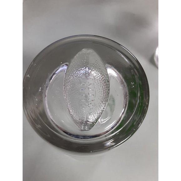 Marshall Thundering Herd Drinking Glasses Etched Football on Base Set of 2 - Picture 5 of 5